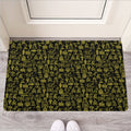 Egyptian Symbols Pattern Print Rubber Doormat
