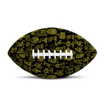 Egyptian Symbols Pattern Print Rugby Ball