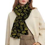 Egyptian Symbols Pattern Print Scarf