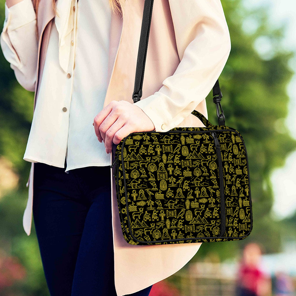 Egyptian Symbols Pattern Print Shoulder Strap Bible Bag