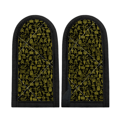 Egyptian Symbols Pattern Print Skillet Handle Cover