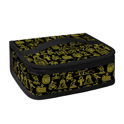 Egyptian Symbols Pattern Print Small Lunch Bag