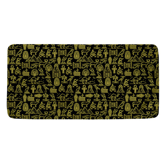 Egyptian Symbols Pattern Print Towel
