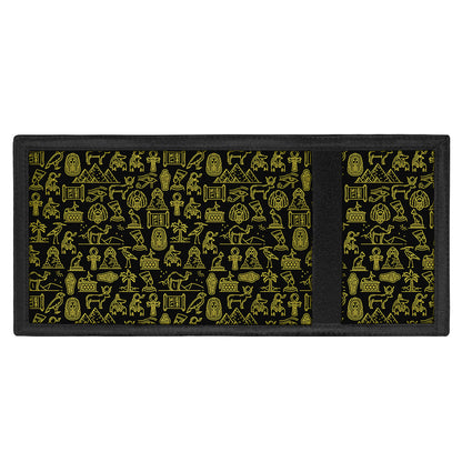 Egyptian Symbols Pattern Print Trifold Wallet