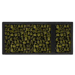 Egyptian Symbols Pattern Print Trifold Wallet