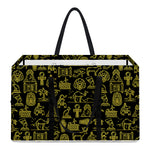 Egyptian Symbols Pattern Print Utility Tote Bag