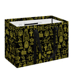 Egyptian Symbols Pattern Print Utility Tote Bag