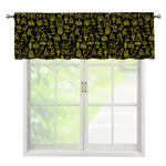 Egyptian Symbols Pattern Print Window Valance