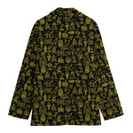 Egyptian Symbols Pattern Print Women's Blazer