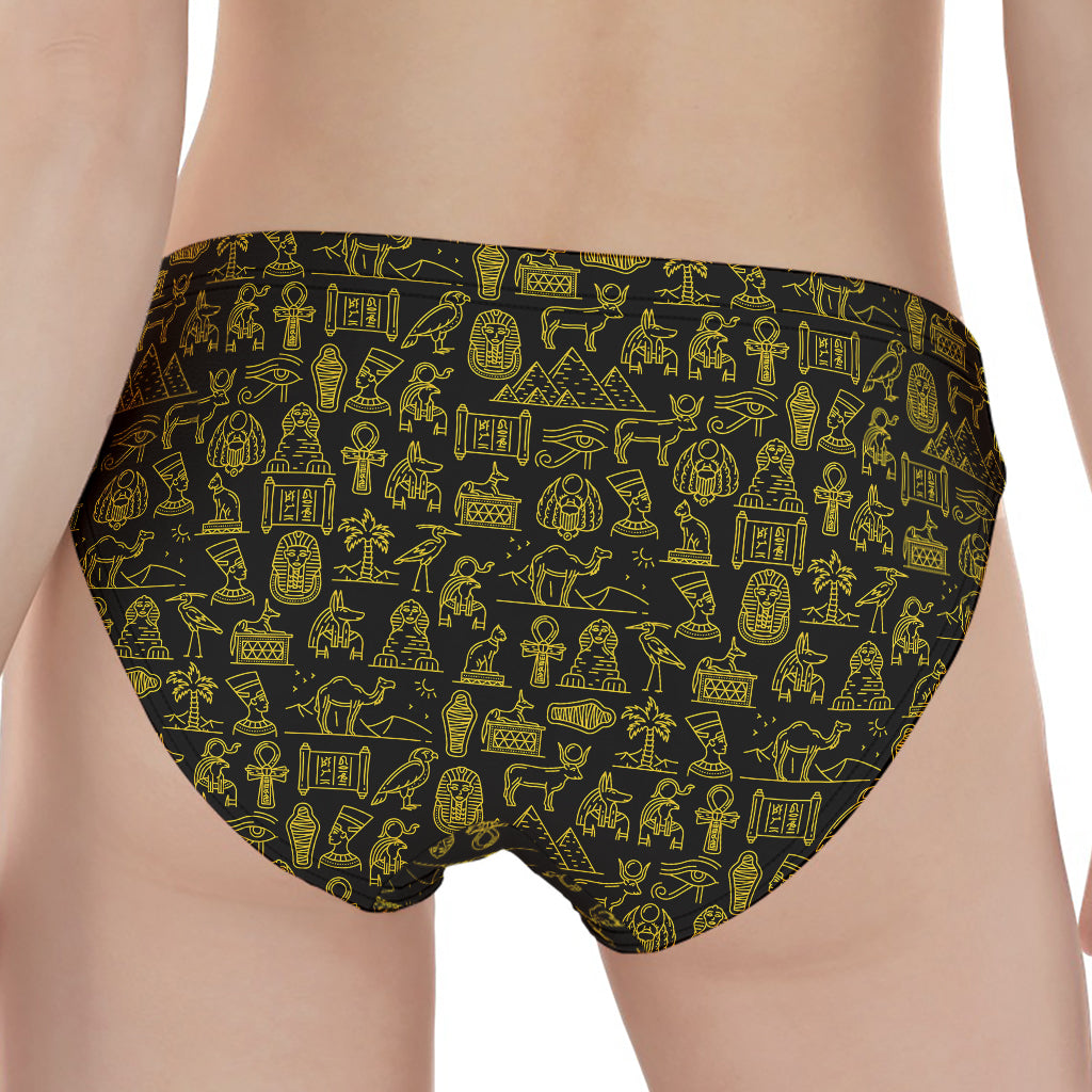 Egyptian Symbols Pattern Print Women's Panties