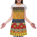 Egyptian Tribal Pattern Print Adjustable Apron