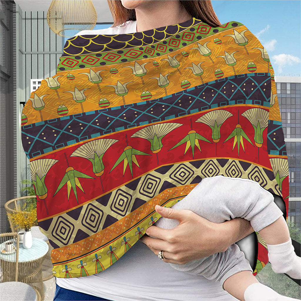Egyptian Tribal Pattern Print Baby Seat Cover