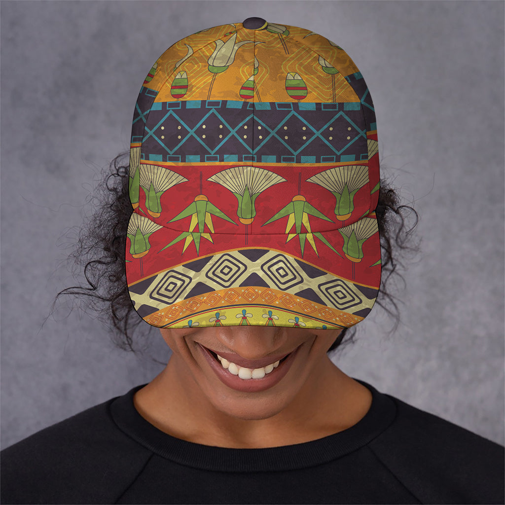 Egyptian Tribal Pattern Print Baseball Cap