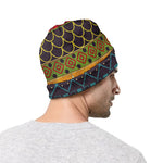 Egyptian Tribal Pattern Print Beanie