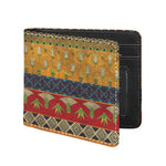 Egyptian Tribal Pattern Print Bifold Wallet