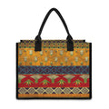 Egyptian Tribal Pattern Print Canvas Tote Bag