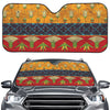 Egyptian Tribal Pattern Print Car Windshield Sun Shade