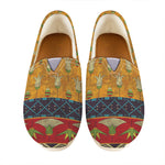 Egyptian Tribal Pattern Print Casual Shoes