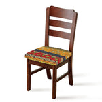 Egyptian Tribal Pattern Print Chair Cushion Cover