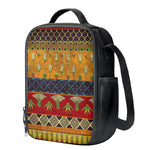 Egyptian Tribal Pattern Print Crossbody Lunch Bag