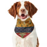 Egyptian Tribal Pattern Print Dog Bandana