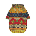 Egyptian Tribal Pattern Print Dog Zip Up Hoodie