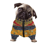 Egyptian Tribal Pattern Print Dog Zip Up Jacket
