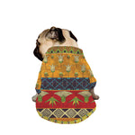 Egyptian Tribal Pattern Print Dog Zip Up Jacket