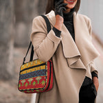 Egyptian Tribal Pattern Print Double Strap Bible Bag