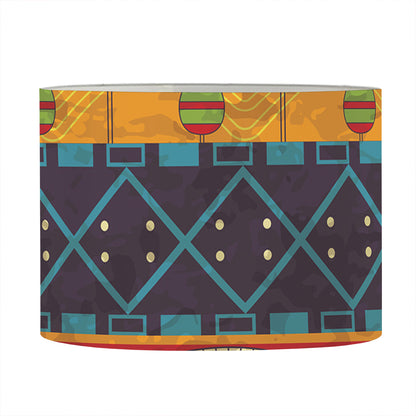 Egyptian Tribal Pattern Print Drum Lamp Shade