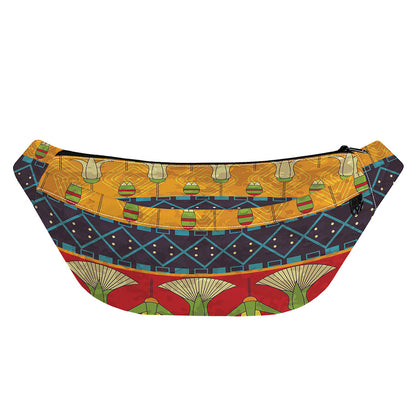 Egyptian Tribal Pattern Print Fanny Pack