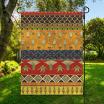 Egyptian Tribal Pattern Print Garden Flag