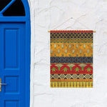Egyptian Tribal Pattern Print Garden Flag