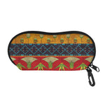 Egyptian Tribal Pattern Print Glasses Case