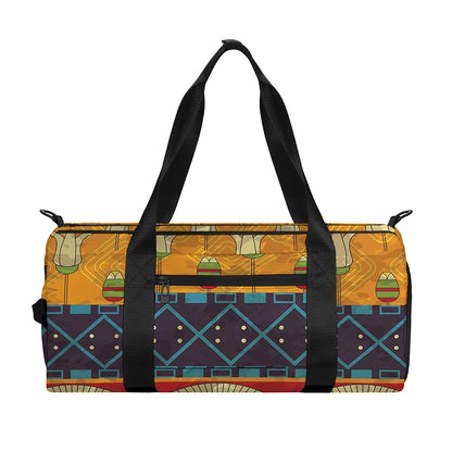 Egyptian Tribal Pattern Print Gym Bag