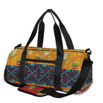 Egyptian Tribal Pattern Print Gym Bag