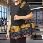 Egyptian Tribal Pattern Print Gym Bag