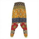 Egyptian Tribal Pattern Print Hammer Pants
