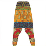 Egyptian Tribal Pattern Print Hammer Pants