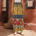 Egyptian Tribal Pattern Print Harem Pants