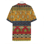 Egyptian Tribal Pattern Print Hawaiian Shirt