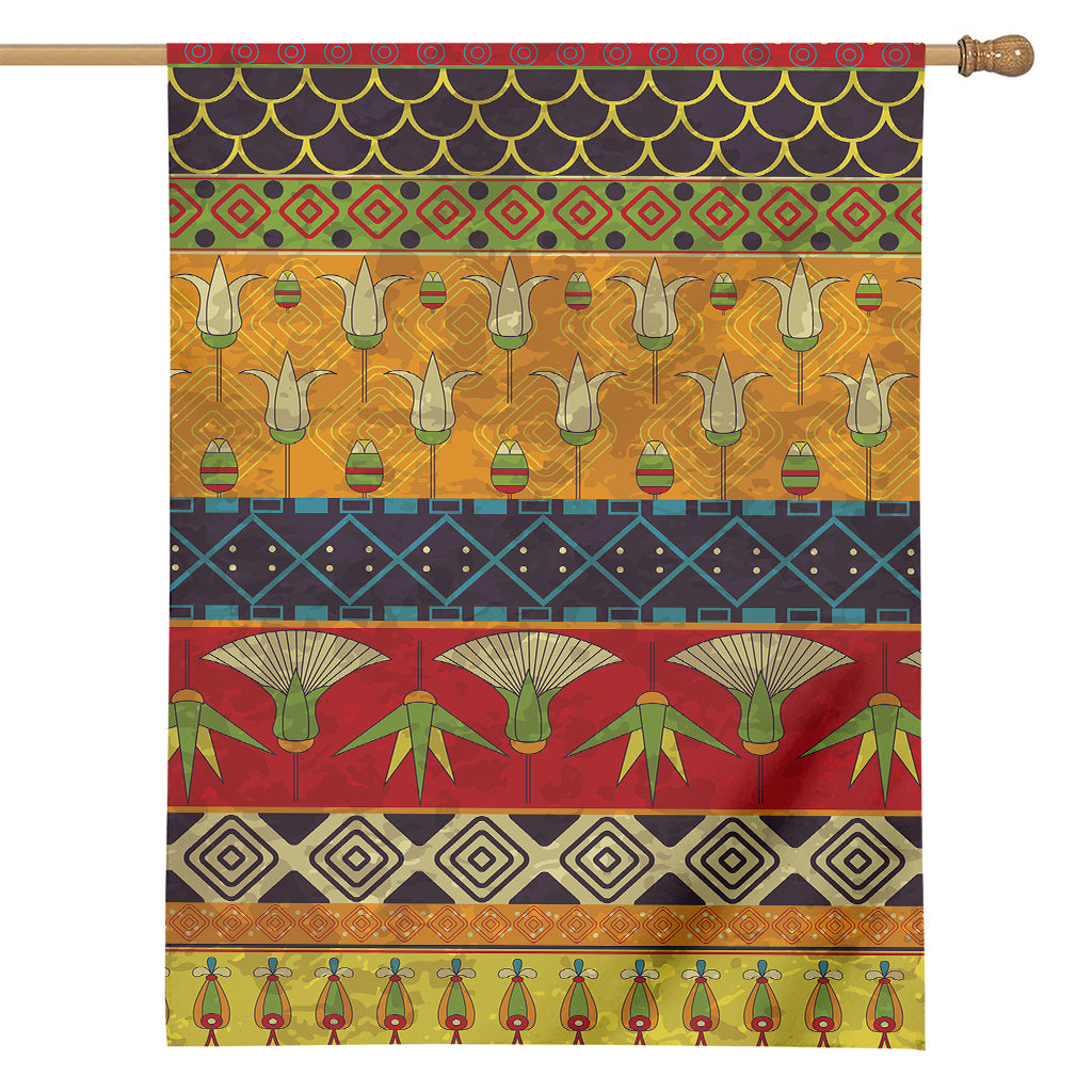 Egyptian Tribal Pattern Print House Flag
