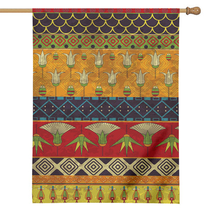 Egyptian Tribal Pattern Print House Flag