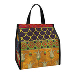 Egyptian Tribal Pattern Print Insulated Lunch Tote