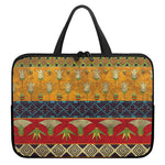 Egyptian Tribal Pattern Print Laptop Sleeve With Handle