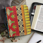 Egyptian Tribal Pattern Print Leather Bible Cover