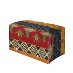 Egyptian Tribal Pattern Print Leather Tissue Box Cover