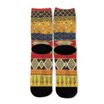 Egyptian Tribal Pattern Print Long Socks
