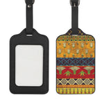 Egyptian Tribal Pattern Print Luggage Tag