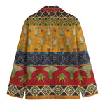 Egyptian Tribal Pattern Print Men's Blazer